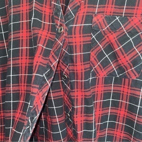 J. Jill Plaid Button Down Tunic - Picture 4 of 7